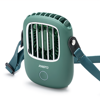 rasto 復古文青頸掛式充電風扇, 1個