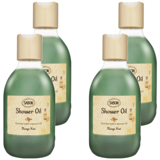 SABON 香芒奇異果沐浴油, 300ml, 4瓶