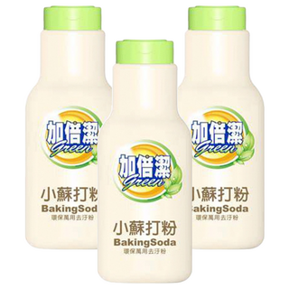 加倍潔 小蘇打粉 天然清潔劑, 400g, 3瓶