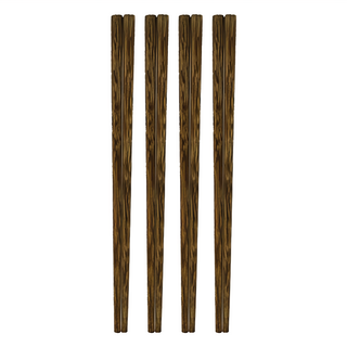 BEER BEAR 皮久熊 純粹雞翅木廚用原箸, 42 x 1.6 x 0.8cm, MY-6264, 4雙