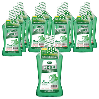 T.KI 白人 清新漱口水 720ml, 10瓶