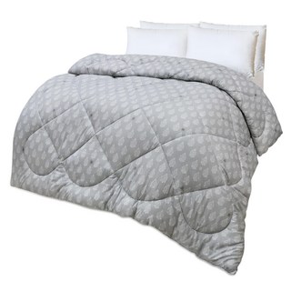 INDIAN 印地安 石墨烯 保暖抗菌可水洗被 2.4kg, 灰色