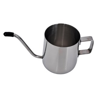 卡特屋 不鏽鋼咖啡手沖壺，銀色 250ml 304不鏽鋼 無蓋, 1個