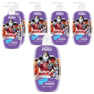 博寶兒 ULTRAMAN 活力洗髮露 胺基酸潔淨 不流淚配方, 500ml, 6瓶