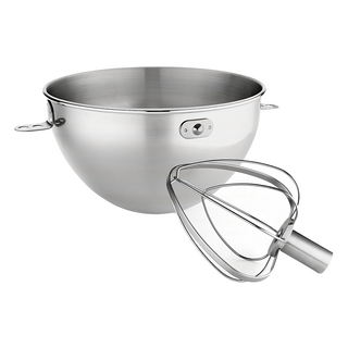 KitchenAid 攪拌缸打蛋器 - 6Q專用 不鏽鋼材質, 銀色, 1組