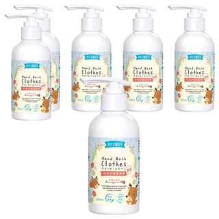 BEIWED 貝薇美學 貼身衣物濃縮洗潔精 玫瑰山茶花香 300ml 中性溫和 高效潔淨, 6瓶