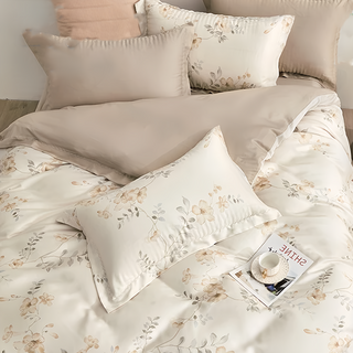 LoveCity 寢城之戀 台灣製 50支100%萊賽爾天絲 兩用被床包組