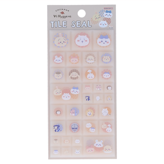 sun-star 吉伊卡哇歡樂時光磚型貼紙, 褐色之夢, 1組