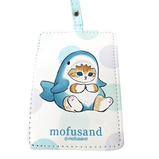斜紋證件套 可愛造型 通勤必備 輕巧方便, 1入, 貓福珊迪鯊魚, 7.6 x 11.3cm