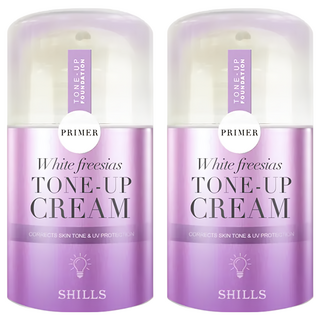 SHILLS 舒兒絲 抗UV美白濾鏡素顏霜, 提亮膚色 輕盈透氣, 40ml, 6件