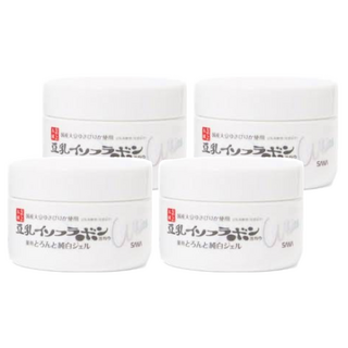 SANA 莎娜 豆乳美肌煥白多效凝膠霜N, 一瓶6效-短間保養完成! 豐盈質地多效合一輕鬆美白!, 100g, 4罐