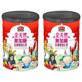馬玉山 全天然無加糖 紅藜麥杏仁飲, 400g, 2罐