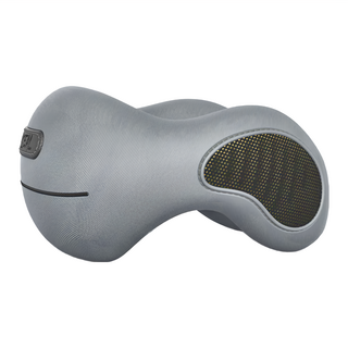 YORI 優里 9D人體工學午睡枕 灰色 嚴選透氣布枕套 太空慢回彈記憶棉枕芯, 30.2 x 16.8cm