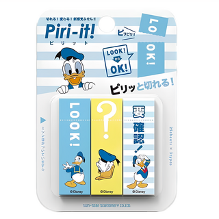 Sun-Star Piri-it! V 造型雙用標示貼 唐老鴨, 1組, 75張