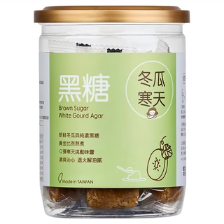 Medolly 蜜思朵 黑糖冬瓜寒天, 新鮮冬瓜與純濃黑糖, 黃金比例熬煮, Q彈寒天挑動味蕾, 清爽沁心, 退火解油膩, 台灣製造, 204g, 1罐
