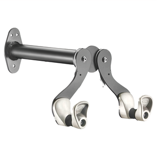 IBERA 單車壁掛架 IB-ST4, 長21.6~30.5cm 寬5.7cm 寬21.6~38.1cm, 黑色, 1個