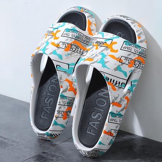 室內家居軟Q拖鞋 厚底軟Q PVC材質, 36~37mm, 黑色 + 白色