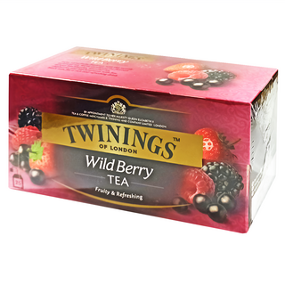 TWININGS 唐寧茶 綜合野莓茶, 水果風味茶包, 2g, 25包, 1盒