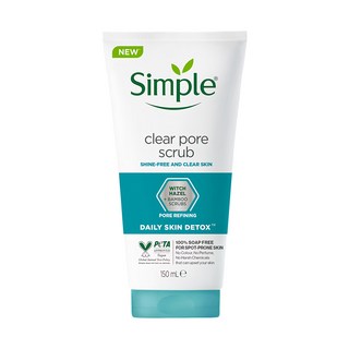 Simple 清妍 深層毛孔淨化去角質凝露 含天然竹萃取顆粒, 150ml, 1件