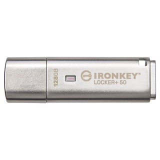 Kingston 金士頓 IronKey Locker Plus 50 AES Encrypted/USB-Cloud IK Locker Plus IKLP50, 128GB, 1個