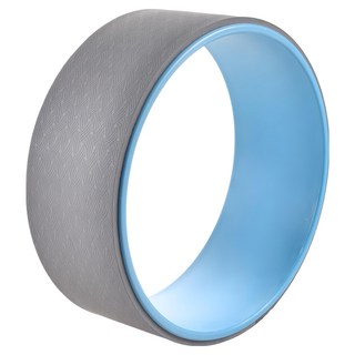 THE ONE UNITED 莫蘭迪環保TPE瑜珈輪 灰藍色 瑜珈輔助 瑜珈伸展, 1個, 33 x 33 x 13cm