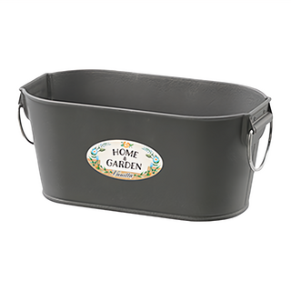 KEYWAY 香草仿鐵收納盒 IR30-1, 灰色, 1個