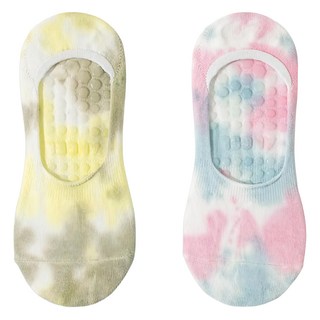 NICOFUN 愛定做 紮染淺口止滑瑜伽襪 女襪 FYK24YOGA01 46g