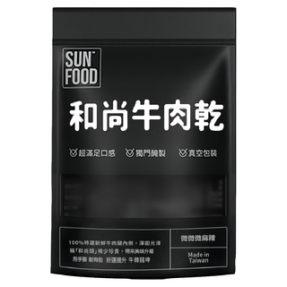 SUNFOOD 和尚牛肉乾, 1包, 100g