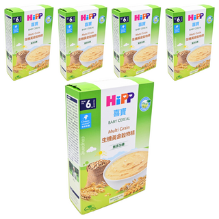 HiPP 喜寶 生機黃金穀物精, 歐洲原裝進口, 200g, 5盒