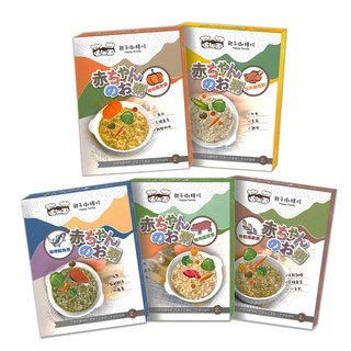 Happy Family 親子御膳坊 寶寶粥 綜合組5盒組, 1.5kg, 1組