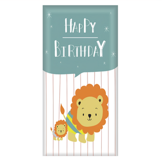 防撞壁貼 加厚3cm, 小獅子 綠色 + 白色, 1個