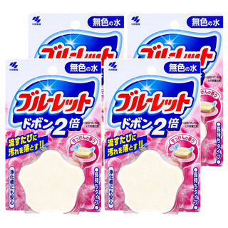 小林製藥 星星馬桶球 無色皂香, 120g, 4個