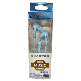 Kolin 歌林 入耳式耳機 12g, KER-DLA02, KER-DLA02, 1盒