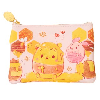 Winnie the Pooh 小熊維尼 迪士尼 皮質多功能票卡夾, 9 x 13cm