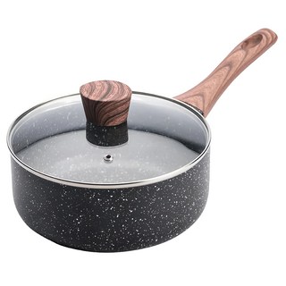 cook power 鍋寶 原礦大理石不沾鍋單柄湯鍋 含蓋 IH/電磁爐適用, 1個, 20cm, AI-2085