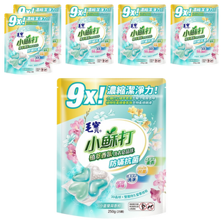 毛寶 小蘇打植萃香氛洗衣皂晶球，9倍濃縮潔淨力，25顆x10g, 25顆, 6袋