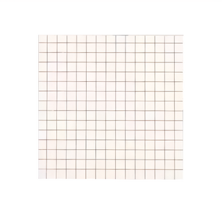 簡約便利貼, 白色, 7.5cm x 7.5cm, 15本, 白色方格款, 80張, 1本