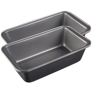 碳鋼不沾吐司模/烤盤/烘焙烤模, 2個