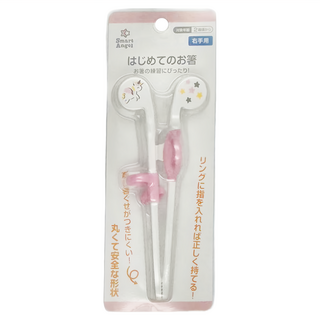 西松屋 Smart Angel 5點指套式練習筷 - 適用於2歲以上的兒童, 獨角獸, 1雙