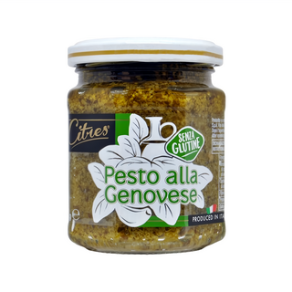 Citres 義式羅勒青醬, 義大利老字號品牌, 新鮮時令蔬菜製, 無麩質, 200g, 1罐