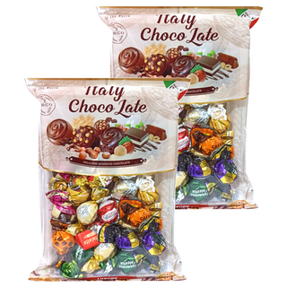 Europe Holiday Italy Choco Late 綜合巧克力，口味多樣，回味無窮, 300g, 2袋