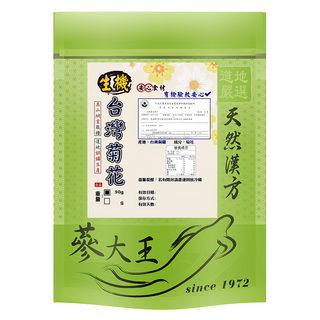 蔘大王 生機台灣菊花, 高山網室栽種, 道地銅鑼生產, 1包, 1入, 50g