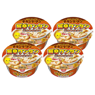 元祖雞汁麵 餛飩碗麵 94g, 4入