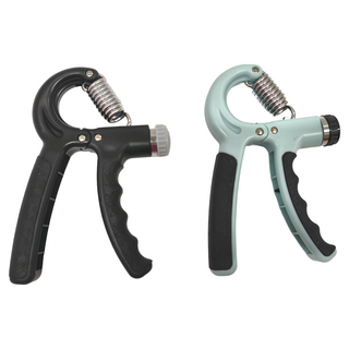 基礎款可調節握力器 Set 10KG-60KG, 15.5 x 10cm, 暗黑色 + 晴空藍, 2個