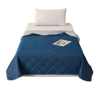 寢室安居 Cool-S 超聲絎瞬涼輕柔雙面冰冰被, 深藍色