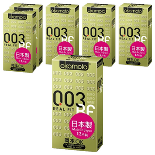 okamoto 岡本 衛生套 003 REAL FIT, 12入, 6盒