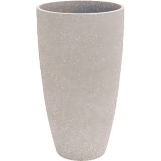 Morningscent 水泥長型樹脂花盆, 灰色, 1個