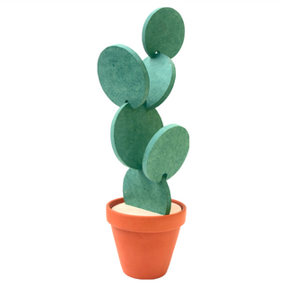 仙人掌盆栽防滑杯墊 易清洗 輕巧便攜, 無毒EVA 綠色, 1個