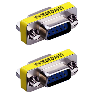 Bravo-U RS232/DB9/COM埠公對母轉接頭, 單一商品, 2個