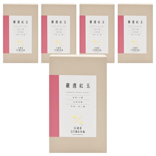 HOHOCHA 喝喝茶 嚴選台茶18號 紅玉 Set, 手採芯二葉, 日月潭紅茶廠, 24包, 2.2g, 5盒